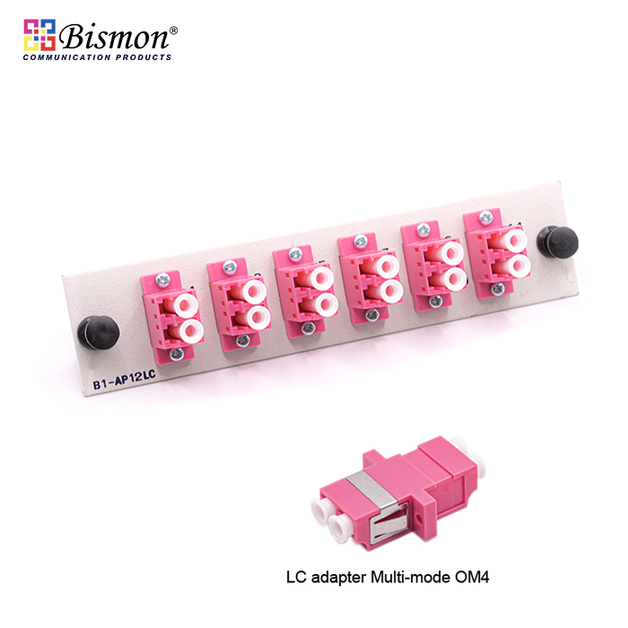 12-LC-Snap-in-adapter-plate-Multi-mode-OM4-duplex-Full-set